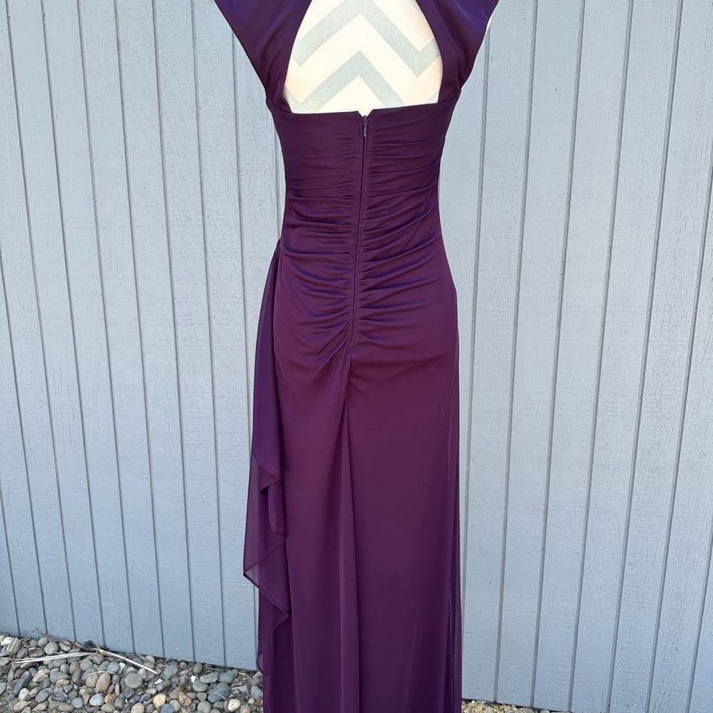 R & M Richards Purple Evening Gown - Picture 11 of 12